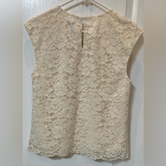 Express  Medium Sleeveless Lace & Shell , Lining 100% Polyester woman blouse New - Picture 5 of 9